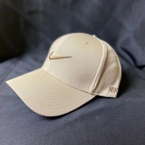 Cream Nike Fitted Hat